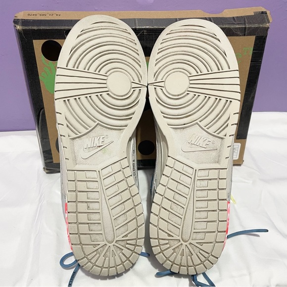 Dunk low off white lot 05/50 size 13 - Picture 5 of 10